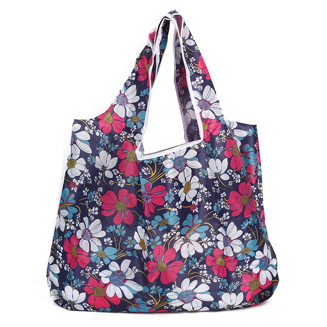 Large Foldable Tote Nylon Reusable Grocery Bags 12Pack SS6115-33 (12PC)