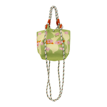 Flower Pattern Women's Knitted Bucket Bag JB6316-7 (12PC)