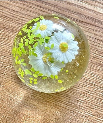 Clear Daisy Squishy Toy JT6407-5 (12PC)