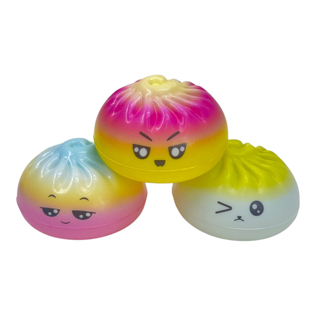 Rainbow Foam Squishy Dumpling TY6404-10 (12PC)