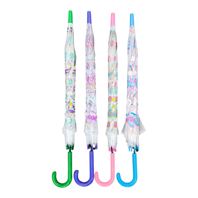 Kids Clear Animal Rainbow Umbrella UM5021 (12pc)