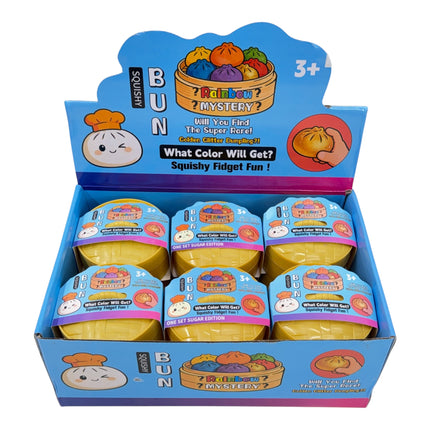 Glitter Squishy Dumpling Toy TR6531-2 (12PC)