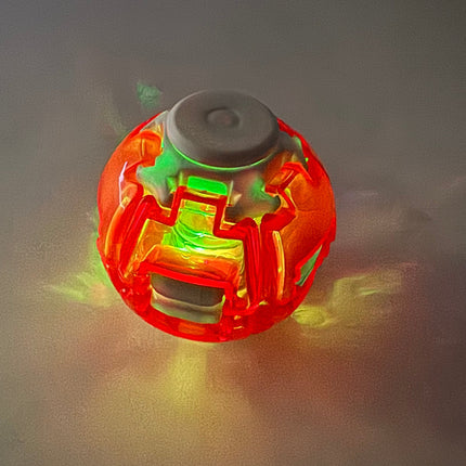 Press Spin Glowing 3D Fingertip Spinner Stress Relief Rotating Light Up Toy QY311 (24PC)