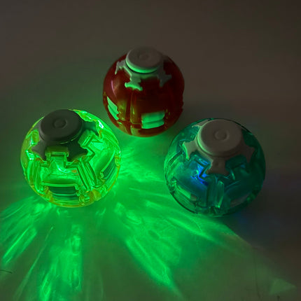 Press Spin Glowing 3D Fingertip Spinner Stress Relief Rotating Light Up Toy QY311 (24PC)