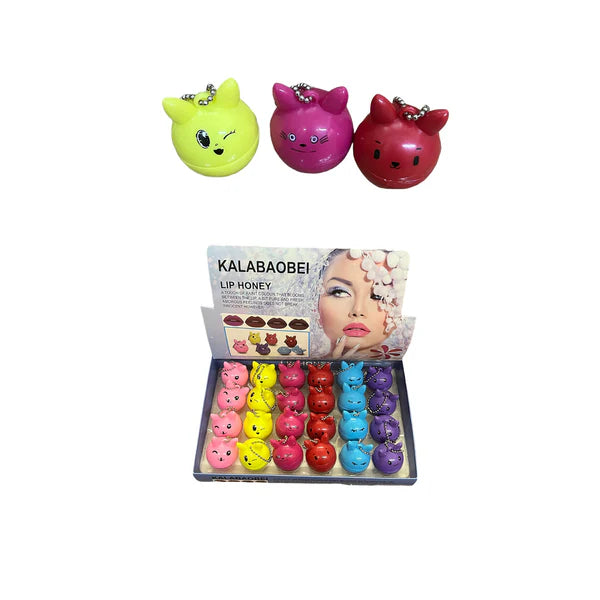 CAT BALL LIP BALM 108-3 (24PC)