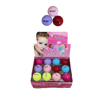 MAGIC BALL LIP BALM 108-4 (24PC)