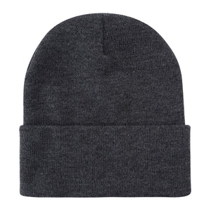 SOLID COLOR PLAIN LONG BEANIE (12PC)
