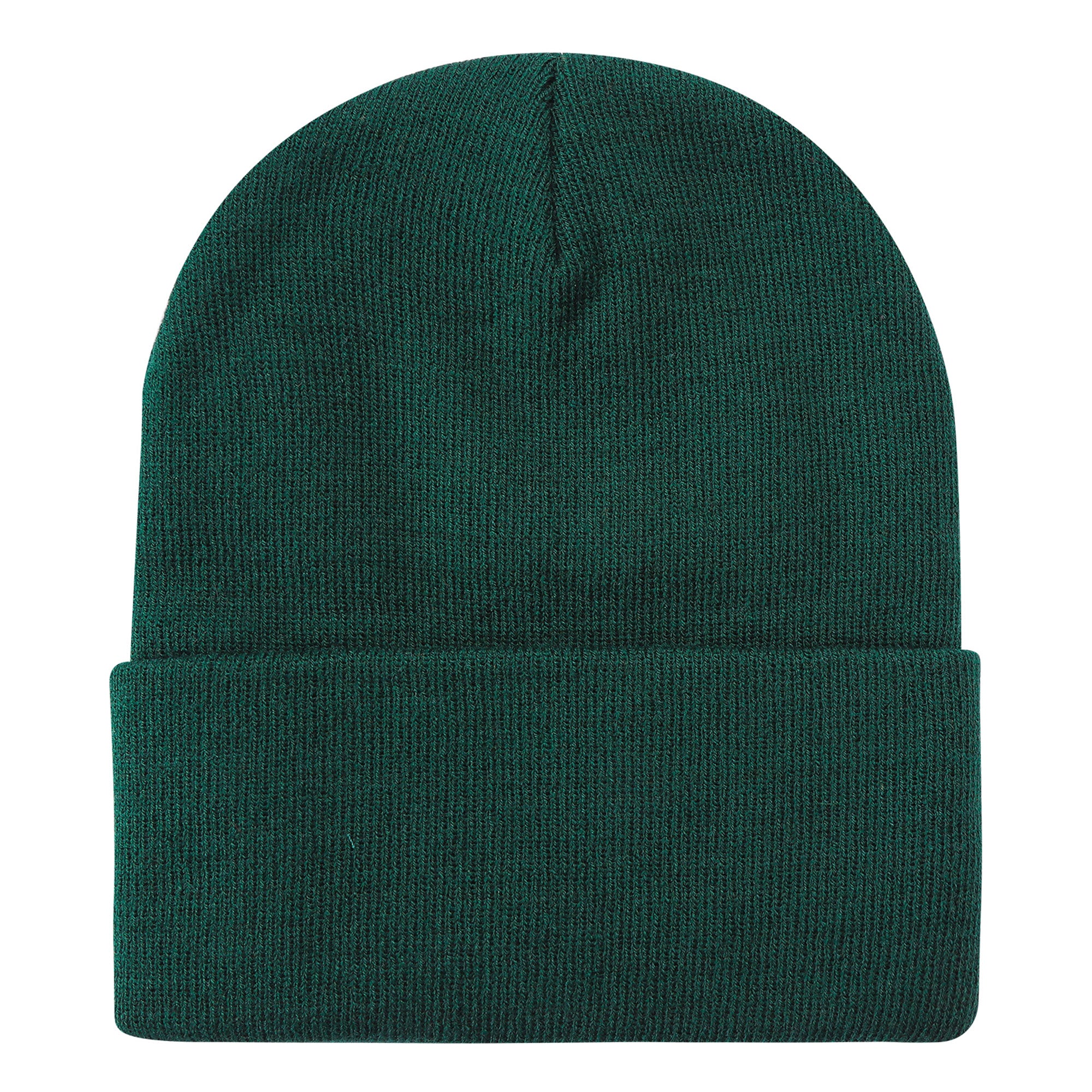 SOLID COLOR PLAIN LONG BEANIE (12PC)