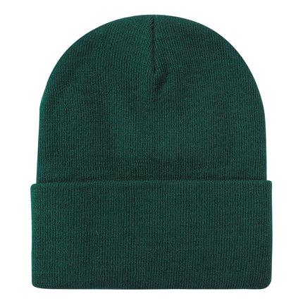 SOLID COLOR PLAIN LONG BEANIE BP100 (12PC)