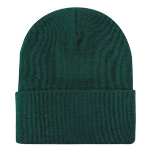 SOLID COLOR PLAIN LONG BEANIE (12PC)