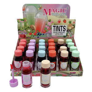 MAGIC YOUR LIFE SMOOTHIE BOTTLE TINTS LIP GLOSS 1140 (24PC)
