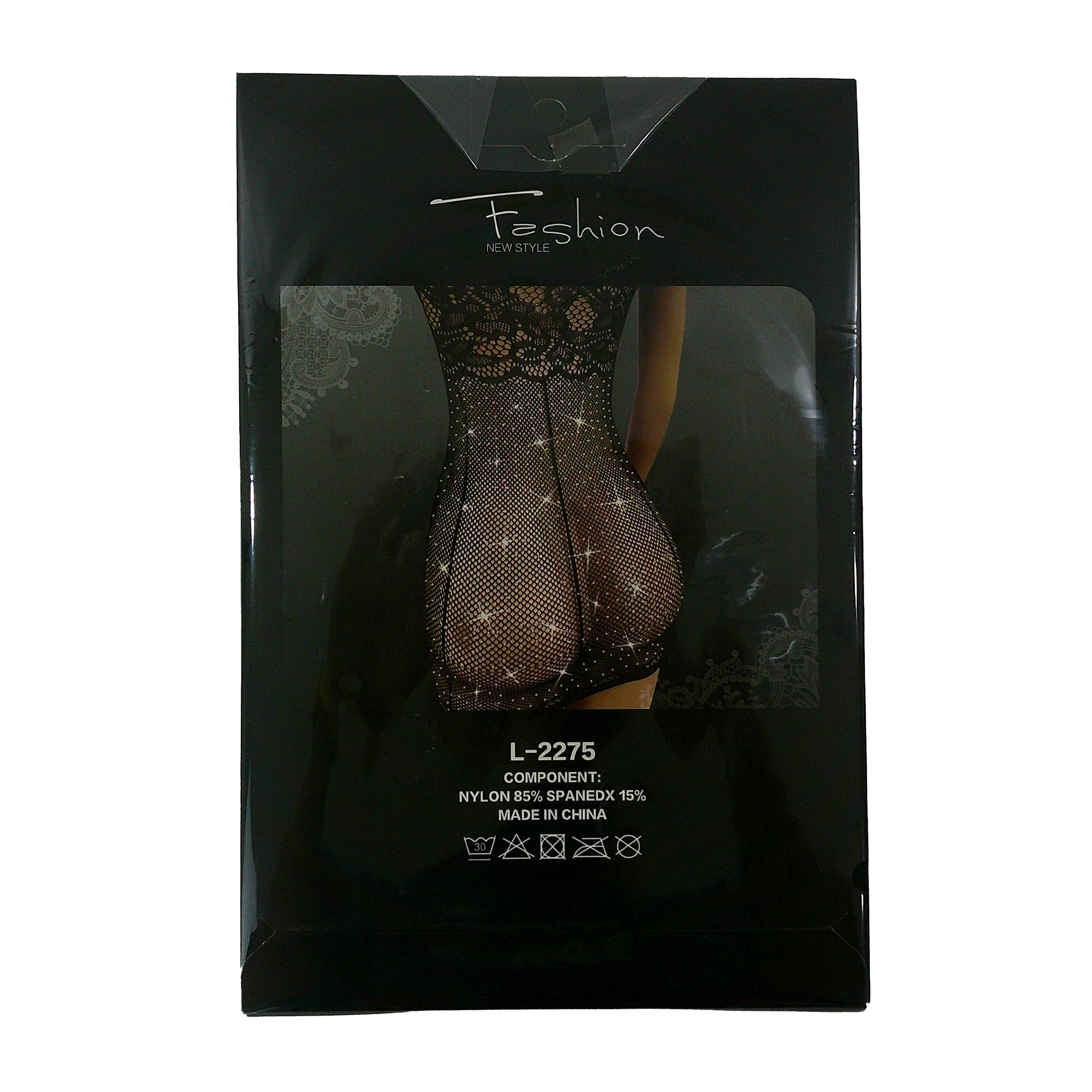 RHINESTONE BODY STOCKING 2275 (6PC)