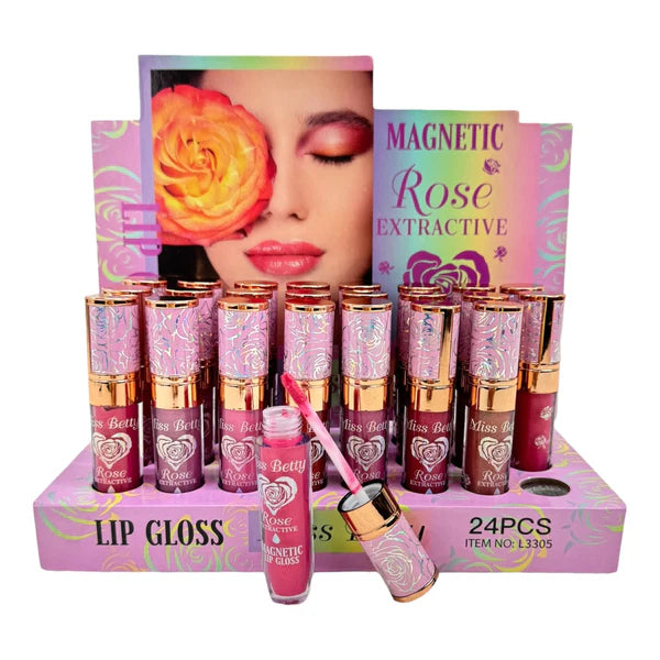 MISS BETTY ROSE EXTRACTIVE LIP GLOSS 3305 (24PC)