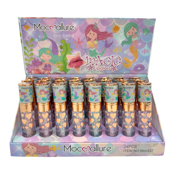 MOC ALLURE MERMAID LIP GLOSS 4401-11 (24PC)