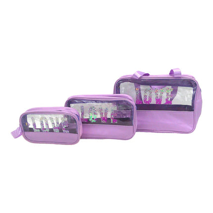 Clear Love Pouch Set BG4224-2(1SET)