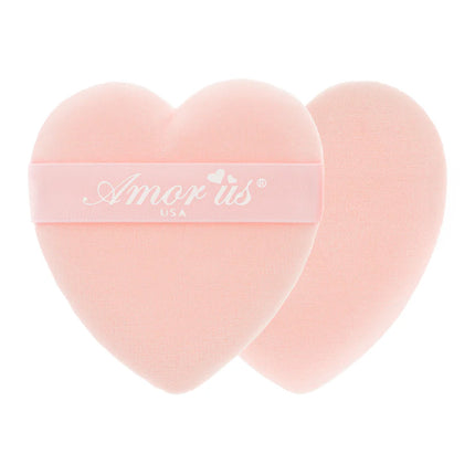 2 Piece Powder Heart Puff MPP-2  (4PK)