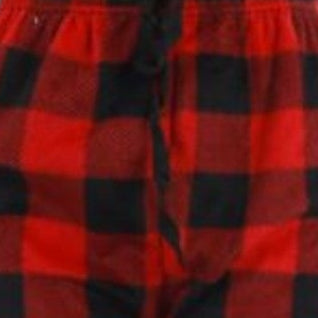 Men's Fleece Checkered Pattern Pajama Pants P3965 (12PC)