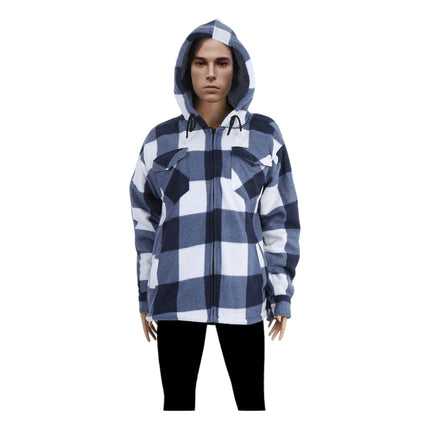 MEN'S PLAID HOODIE WINTER OUTERWEAR P4024 (6PC)