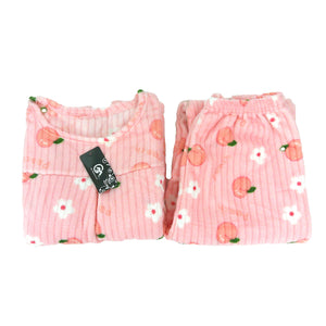 WOMEN'S FLEECE CARTOON PAJAMA SET 4058 (12PC)