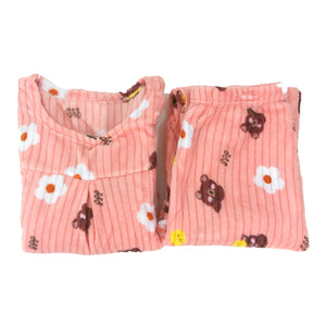 WOMEN'S FLEECE CARTOON PAJAMA SET 4058 (12PC)