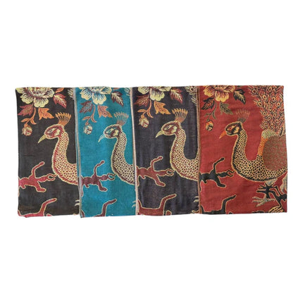 METALLIC PASHMINA PEACOCK SCF4815-14 (12PC)