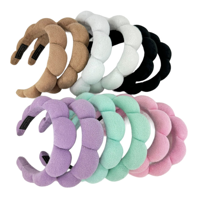CROISSANT SPA HEADBAND HB3425-7 (12PC)