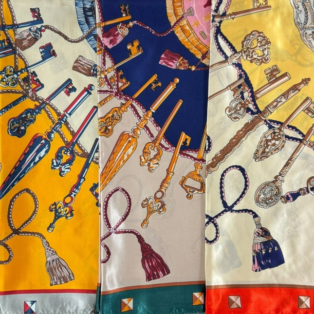 SATIN SCARVES ST4612-20 (12PC)