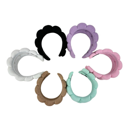 CROISSANT SPA HEADBAND HB3425-7 (12PC)