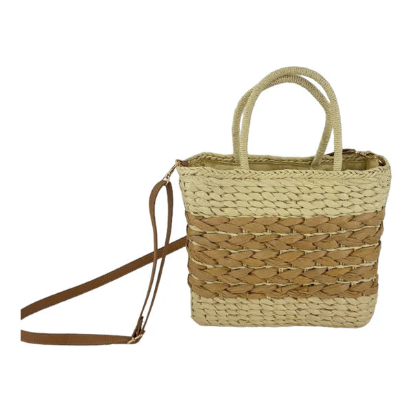 Rattan Beach Tote Shoulder Bag  BG4225-1 (1PC)