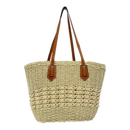 RATTAN BEACH TOTE SHOULDER BAG 4225-6 (1PC)