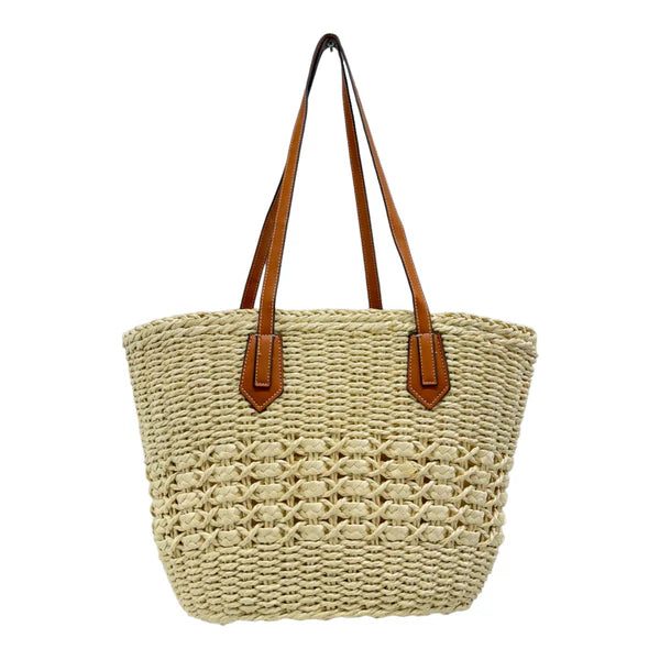 Rattan Beach Tote Shoulder Bag BG4225-6 (1PC)