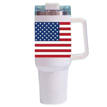 40oz Stainless Steel Tumbler With American Flag CP4417-38 (6PC)