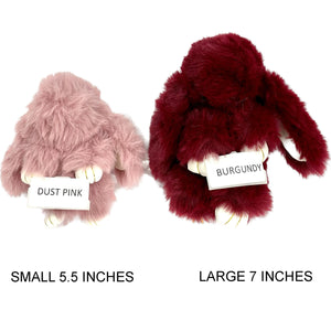 LARGE RABBIT POM POM KEYCHAIN 0225-6 (12PC)