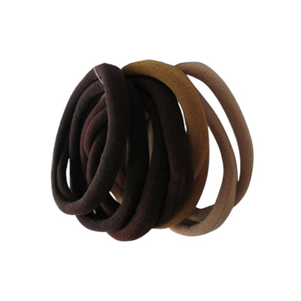 5.5CM BROWN HAIR TIE RB10BR (12PC)