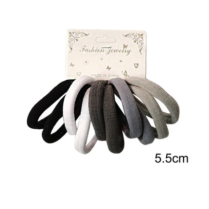 5.5cm Grey Mix Hair Tie RB10GR (12PC)