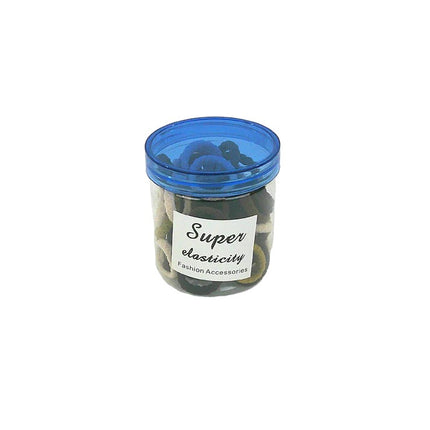 ELASTIC MINI HAIR TIE 50PCS IN PER BOTTLE RB4228-4 (12PK)