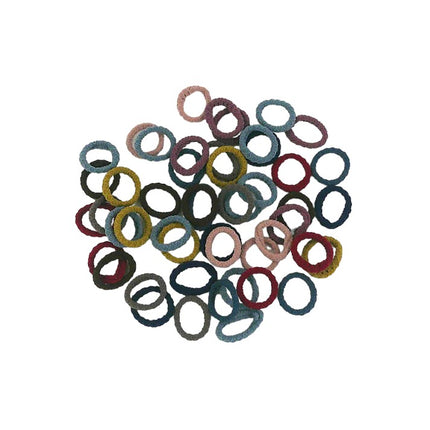 ELASTIC MINI HAIR TIE 50PCS IN PER BOTTLE RB4228-4 (12PK)