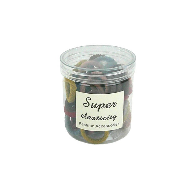 Elastic Mini Hair Tie 50pcs in Per Bottle RB4228-4 (12PK)