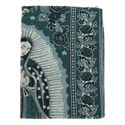 METALLIC PASHMINA OUR LADY OF GUADALUPE 3719-28 (12PC)
