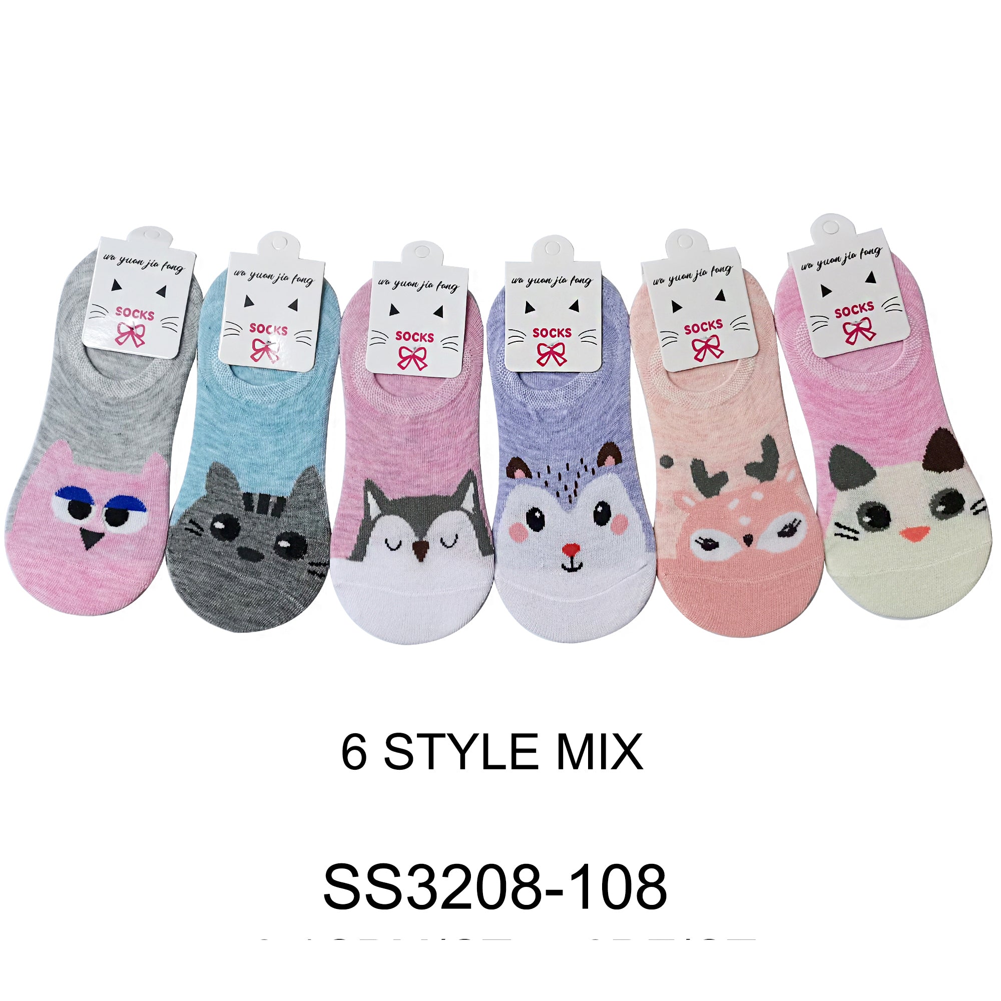 WOMENS SOCKS 3208-108 (12PC)
