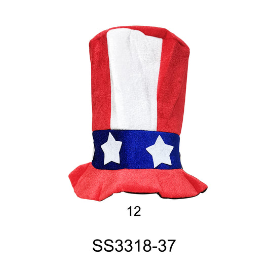 AMERICA STAR PARTY HAT 3318-37 (6PC)