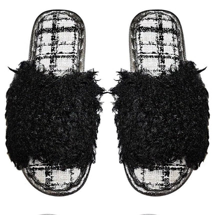 Fluffy Home Slide Slippers SS3429-30 (12PAIR)