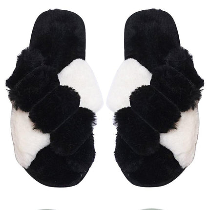 Pom Pom Fluffy Home Slide Slippers SS3429-49 (12PAIR)