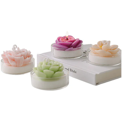 Flower Shape Scented Candle SS41106-23 (12PC)
