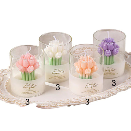 Tulip Bouguet Scented Candle SS41106-24 (12PC)