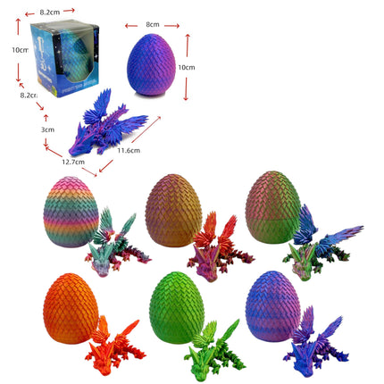 3D EGGS DRASON WITH WINGS TOY SS5225-29 (12PC)