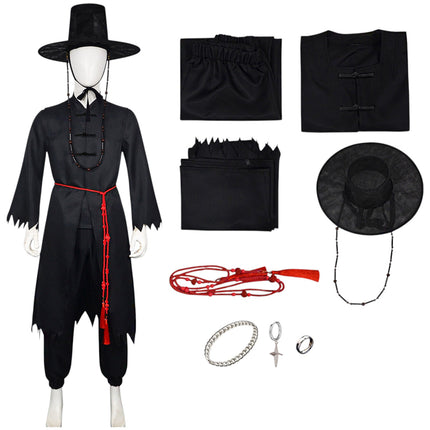 Gat Hat Korean Jeoseung Saja Death reaper Hat and Costume Wear Set SS5731-13 (4PC)