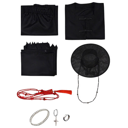 Gat Hat Korean Jeoseung Saja Death reaper Hat and Costume Wear Set SS5731-13 (4PC)