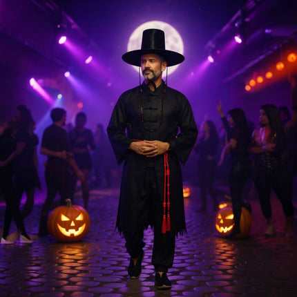 Gat Hat Korean Jeoseung Saja Death reaper Hat and Costume Wear Set SS5731-13 (4PC)