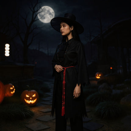 Gat Hat Korean Jeoseung Saja Death reaper Hat and Costume Wear Set SS5731-13 (4PC)